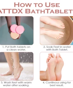 ATTDX FootHealing EssentialOil BathTablets