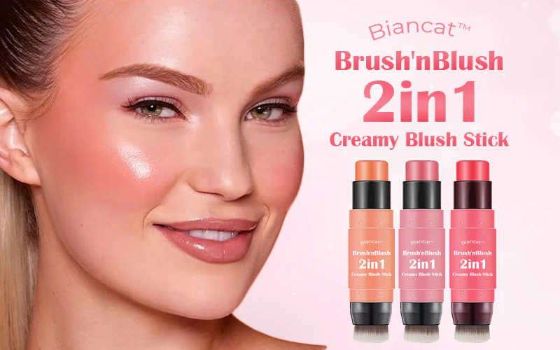 Biancat™ Brush'nBlush 2 in 1 Creamy Blush Stick