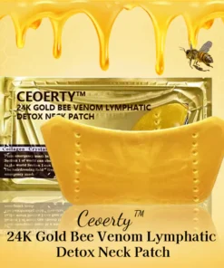 Ceoerty™ 24K Gold Bee Venom Lymphatic Detox Neck Patch