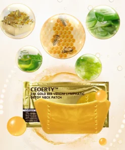 Ceoerty™ 24K Gold Bee Venom Lymphatic Detox Neck Patch