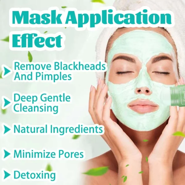 Ceoerty™ Green Tea Gentle Cleansing Oil Control Mask - Image 2