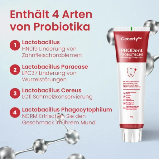 Ceoerty™ PRODent Probiotische Whitening-Zahnpasta