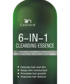 Coolord™ 6-in-1 Cleansing Essence (Shampoo, Conditioner, Cleanser, Moisturizing Water, Body Wash, Hand Sanitizer)