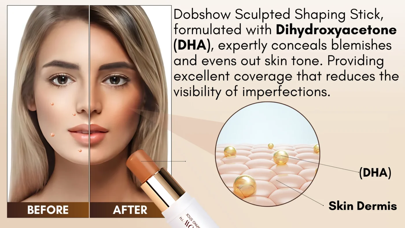 Dobshow Sculpted Shaping Stick & Sensitive Skin Cream & Dobshow Blender Brush