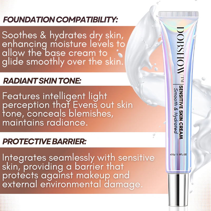 Dobshow Sculpted Shaping Stick & Sensitive Skin Cream & Dobshow Blender Brush