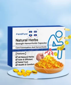 FemiPure™ Natural Herbal Strength Hemorrhoid Capsules