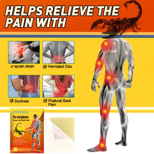 Fivfivgo™ Scorpion Venom Pain Relief Patch