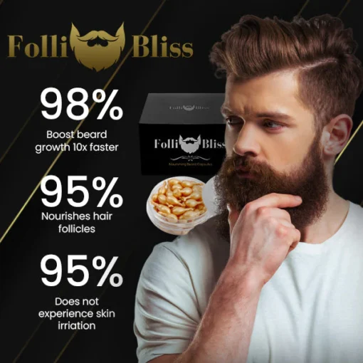 FolliBliss™ Nourishing Beard Capsules (30 Capsules)