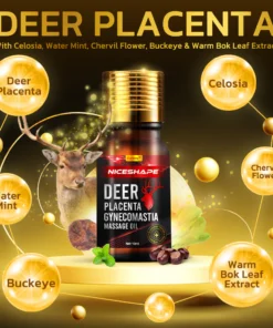 Furzero™ NiceShape Deer Placenta Gynecomastia Massage Oil