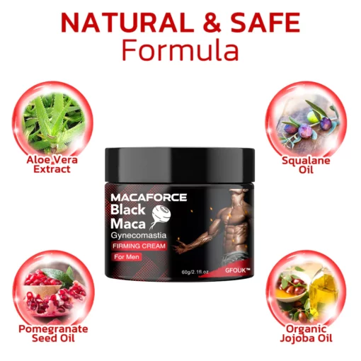 GFOUK™️ MACAFORCE Black Maca Gynecomastia Firming Cream - Image 6