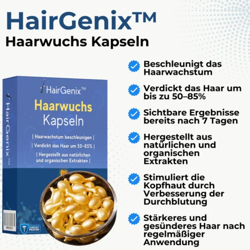 HairGenix™ Haarwuchs Kapseln