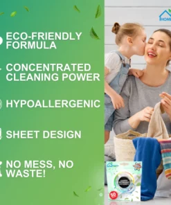 Home Daily™ Laundry Detergent Eco Sheets