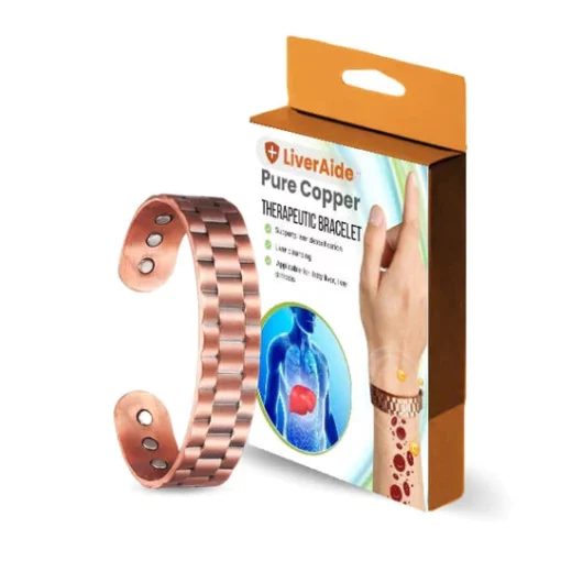 LiverAid™ Pure Copper Therapeutic Bracelet