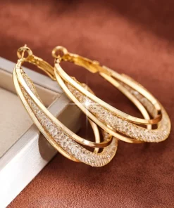 Lymphatic fashion Oval Earrings