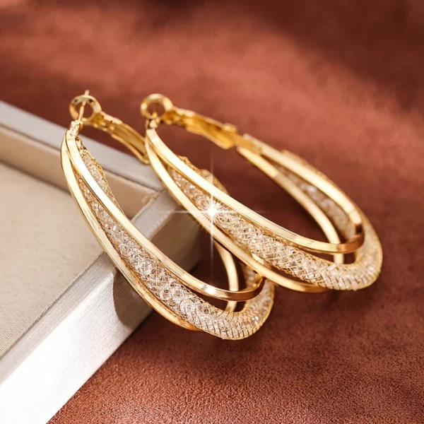 Lymphatic fashion Oval Earrings