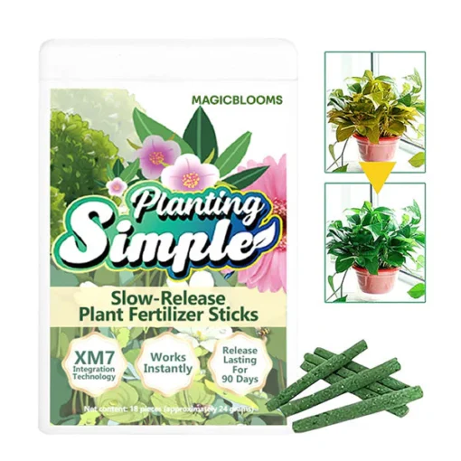 MagicBlooms Slow-Release Plant Fertilizer Spikes