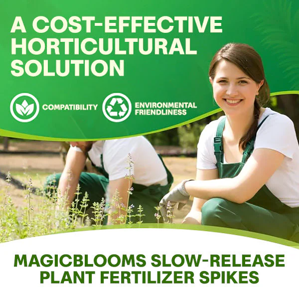 MagicBlooms Slow-Release Plant Fertilizer Spikes