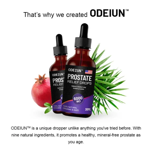 ODEIUN™ Prostate Treatment Drops - Safest & Fastest Waytorelief Prostate