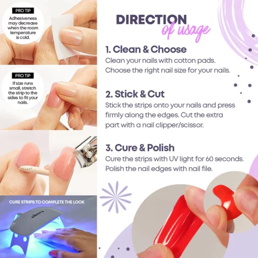 Olala™Soft Gel Nail Strips Set - Image 8