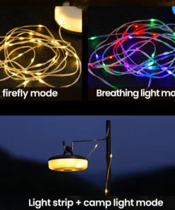 Outdoor Waterproof Portable Stowable String Light