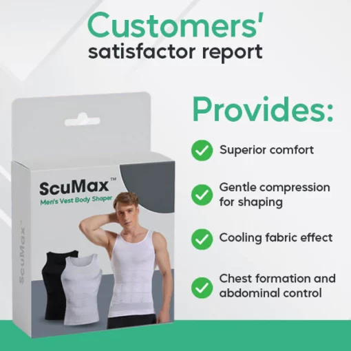 ScuMax™ Mens Vest Body Shaper - Image 2