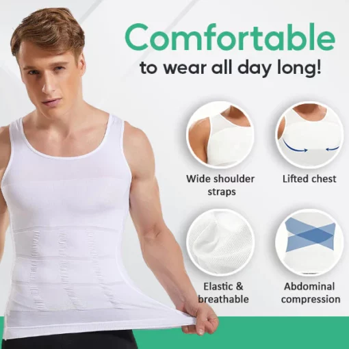 ScuMax™ Mens Vest Body Shaper - Image 6