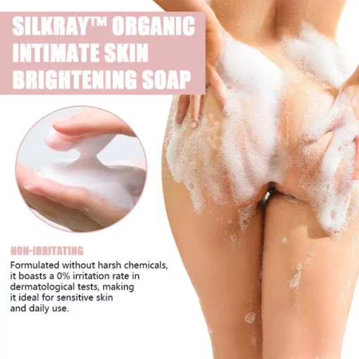 SilkRay™ Organic Intimate Skin Brightening Soap - Image 4