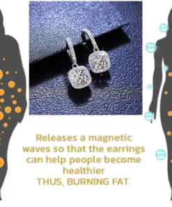 SparkleAura™lymphatic activity hoop earrings