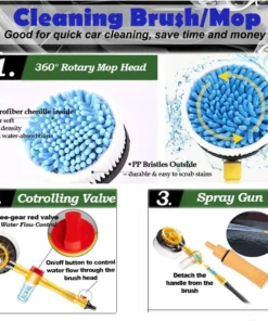 SpinPro™ 360° Automatic Car Wash Mop