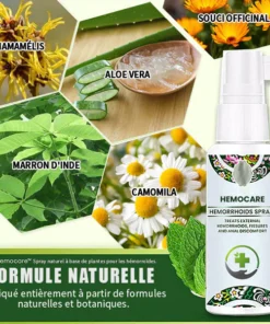 Spray d'herbes Hemocare™ pour les hémorroïdes- French