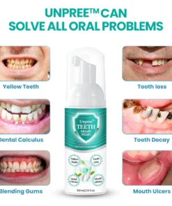 UNPREE™ Daily TEETH Mouthwash Foam - Solve All Oral Problems