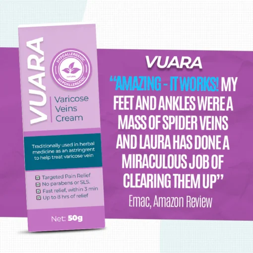 Vuara Witch Hazel Varicose Veins Cream