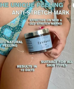 Zakdavi™ Anti-Stretch Mark Black Soap Exfoliator