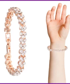 Zircon Curve Body Slimming Bracelet