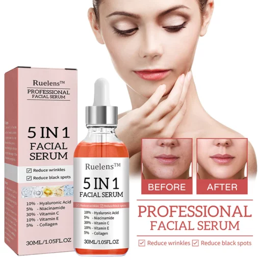 ruelens™ 5-in-1 Face Moisturizing Anti-Wrinkle Firming Acne Serum