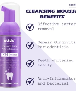 ATTDX Diamond Glide Whitening PRO Cleansing Mousse