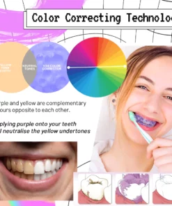 AngelSmile™ Color-Correcting Purple Mousse Toothpaste