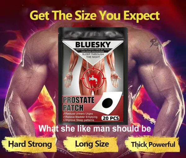 BLUESKY Prostate Supplement Growth Patch