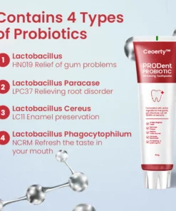 Ceoerty™ PRODent Probiotic Whitening Toothpaste