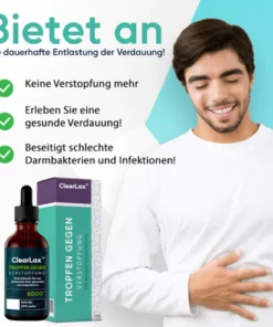 ClearLax™ Tropfen gegen Verstopfung