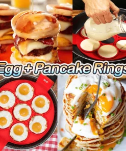 EasyBreakfast 7-in-1 Pancake Rings