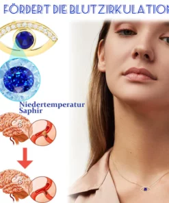 Futusly™ Low-temperature sapphire headache relief necklace