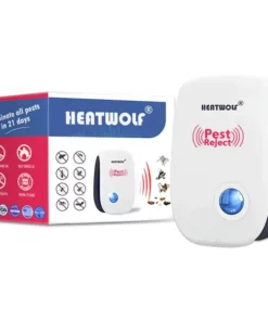 HEATWOLF® Upgraded--Cutting-edge 6nm Quantum Chip Ultrasonic & Electromagnetic Professional Pest Repeller