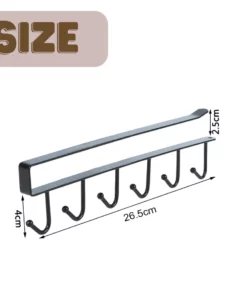 HookNook™ Under-Cabinet Hanger Rack