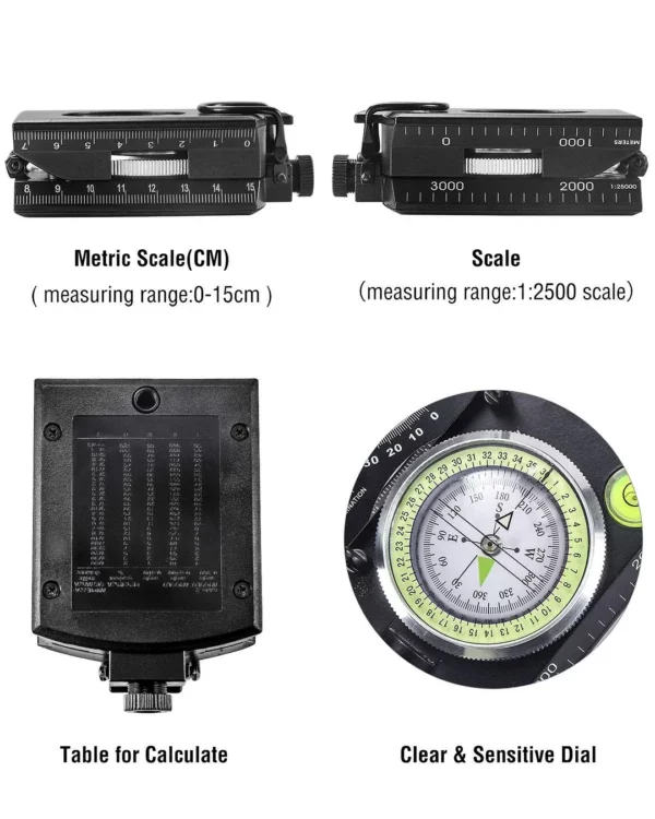 Military Aiming Navigation Compass