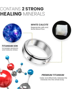 Oveallgo™ Estée Titanium ION Natrolite Ring