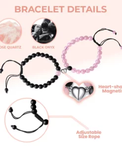 Oveallgo™ HarmonyBond Magnetic Love Bracelets for Couples