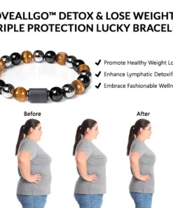 Oveallgo™ Pulsera de la Suerte Triple Protección - Desintoxicación y Pérdida de Peso