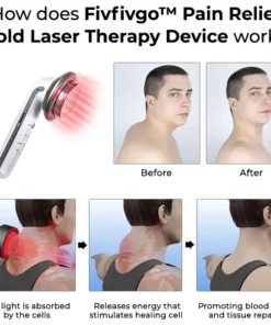 Oveallgo™ ThermaHeal Cold Laser Pain Relief Device