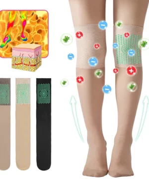 PEARLMOUN™ Ionic Correction Lymphatic Detoxification Long Tube Silk Stockings